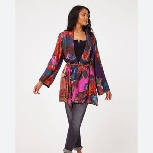 Brand New-flower scarves kimono
